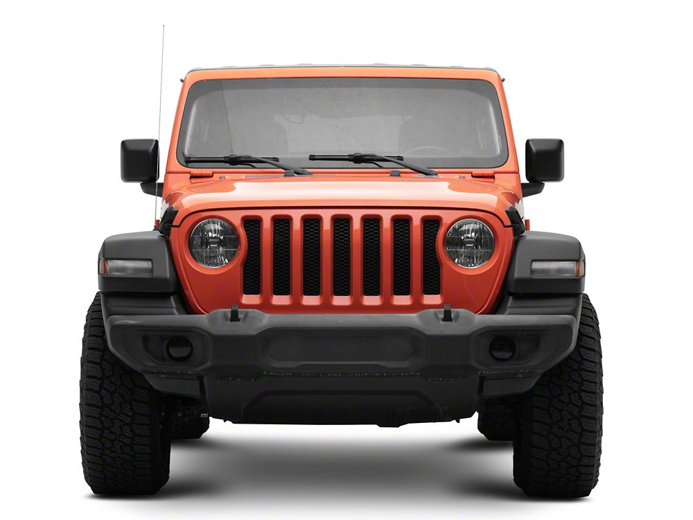 RedRock Fog Light Covers; Smoked (18-25 Jeep Wrangler JL Sport)