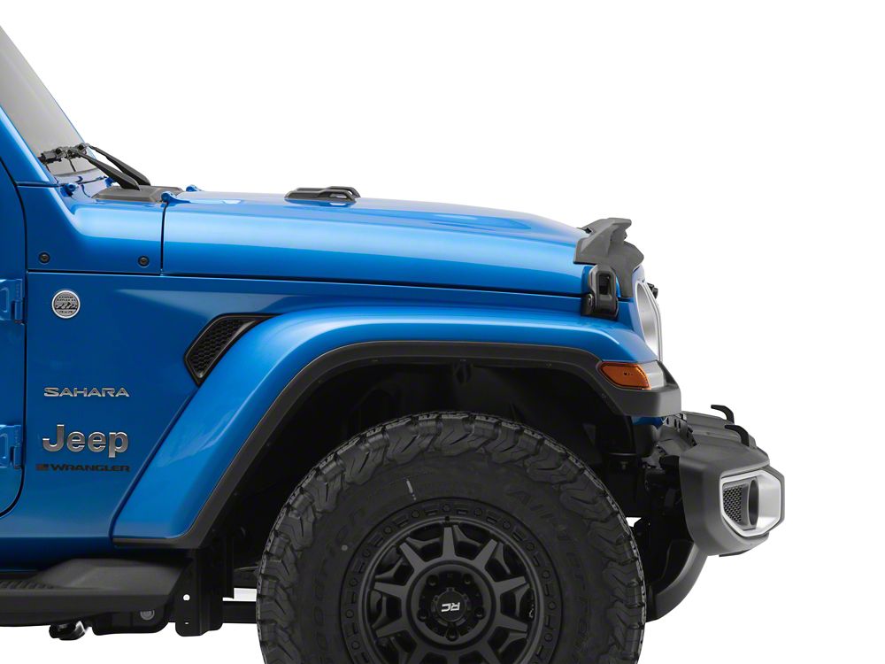 RedRock Hood Guard with LED Lighting (18-25 Jeep Wrangler JL, Excluding Rubicon 392)