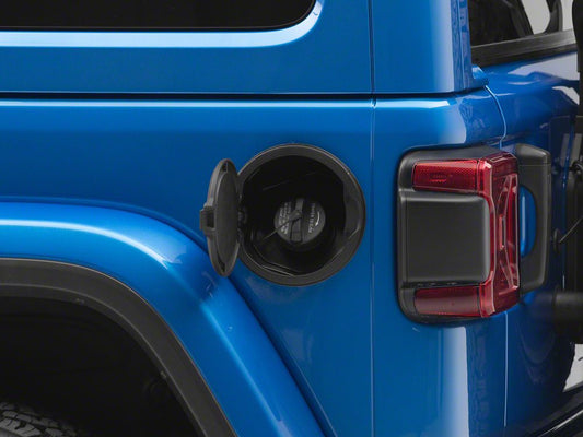 RedRock Fuel Filler Door; Matte Black (18-25 Jeep Wrangler JL)
