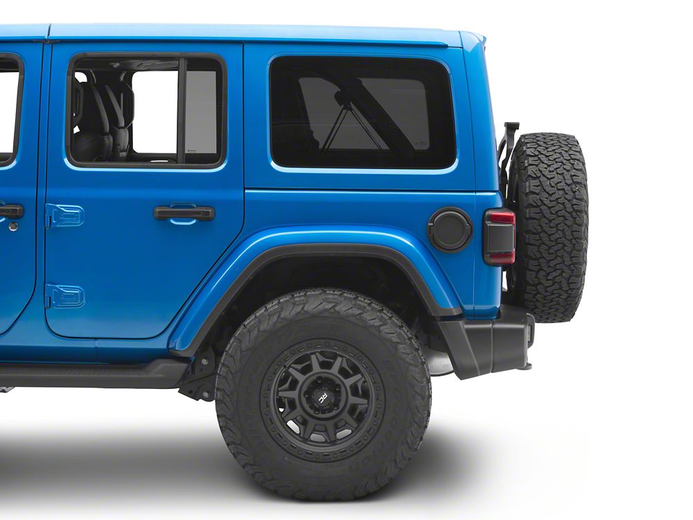 RedRock Fuel Filler Door; Matte Black (18-25 Jeep Wrangler JL)