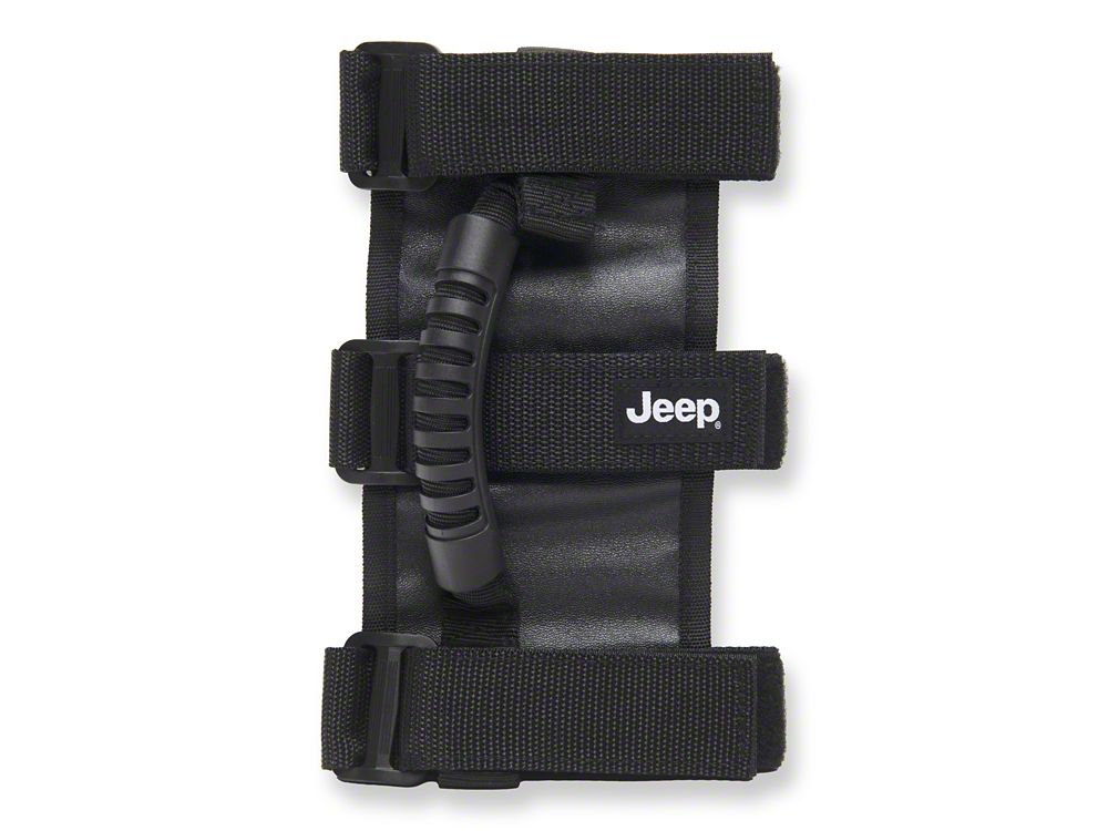Jeep Licensed by RedRock Grab Handles with Jeep Logo (97-18 Jeep Wrangler TJ & JK)