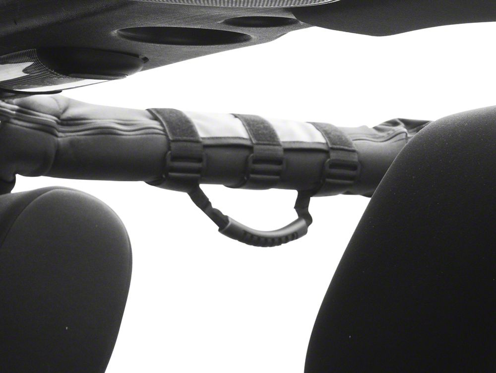 Jeep Licensed by RedRock Grab Handles with Jeep Logo (97-18 Jeep Wrangler TJ & JK)
