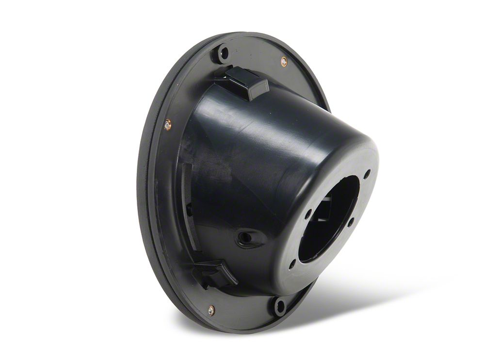 RedRock Fuel Filler Cover; Matte Black (97-06 Jeep Wrangler TJ)