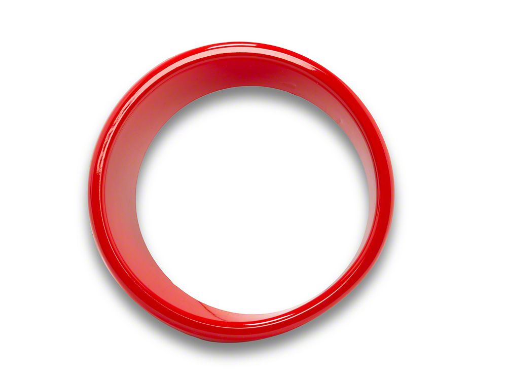 RedRock Grille Inserts; Red (24-25 Jeep Wrangler JL Rubicon, Sahara)
