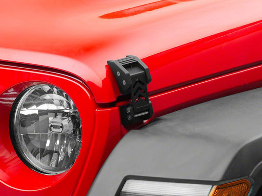 RedRock Billet Hood Catch Kit (07-25 Jeep Wrangler JK & JL)