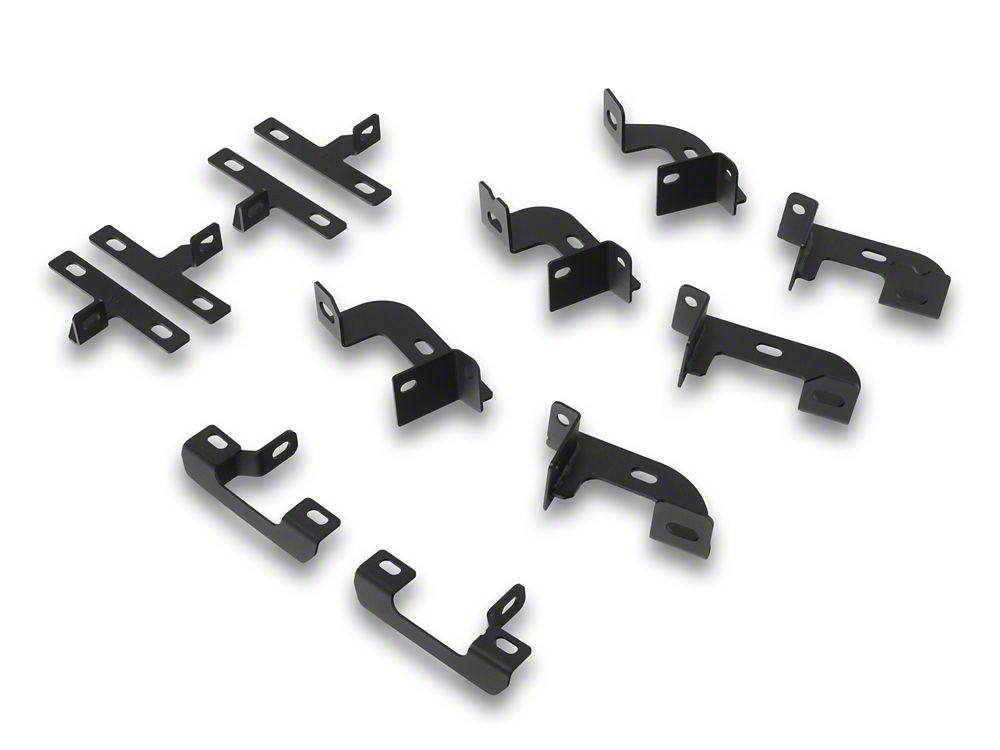 RedRock TC2 Drop Step Running Boards; Textured Black (18-25 Jeep Wrangler JL 4-Door)