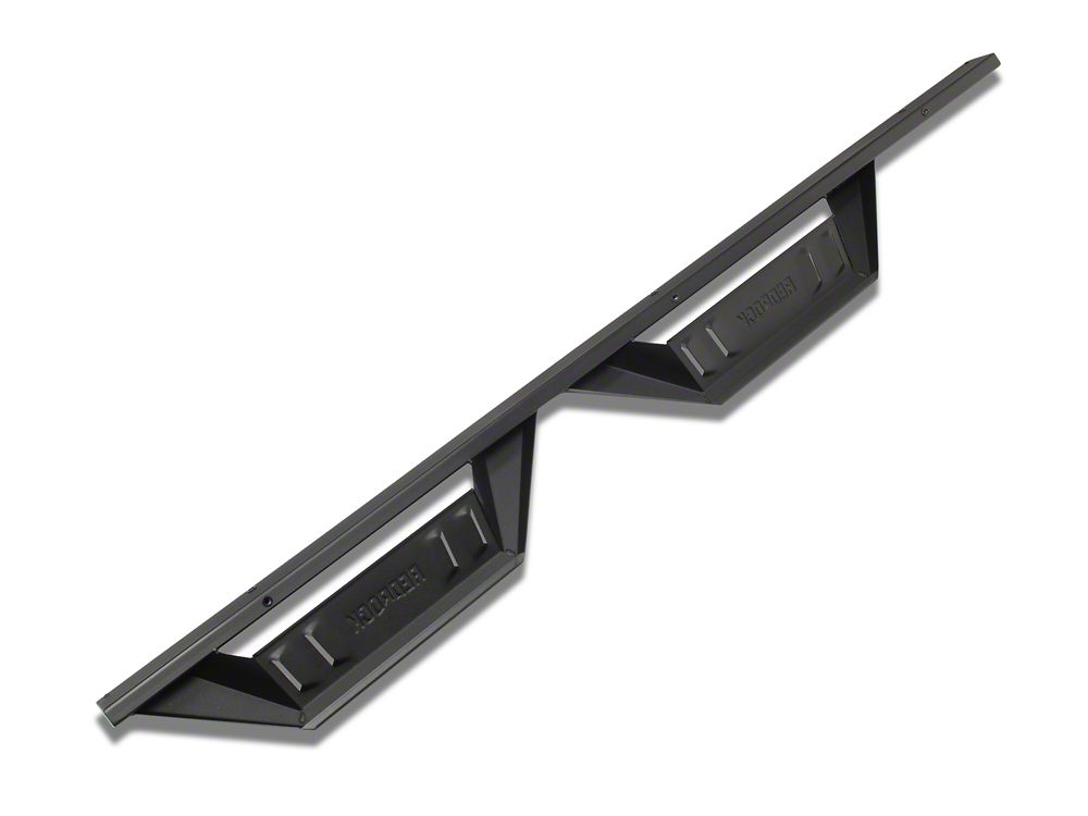 RedRock TC2 Drop Step Running Boards; Textured Black (07-18 Jeep Wrangler JK 4-Door)