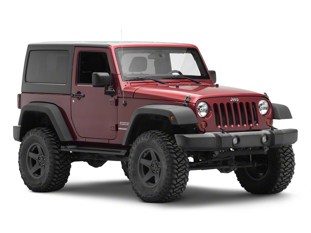 RedRock Heavy Duty Steel OE Style Side Steps (07-18 Jeep Wrangler JK 2-Door)