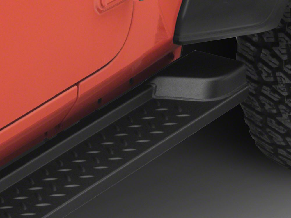 RedRock Heavy Duty Steel OE Style Side Steps (18-25 Jeep Wrangler JL 2-Door)