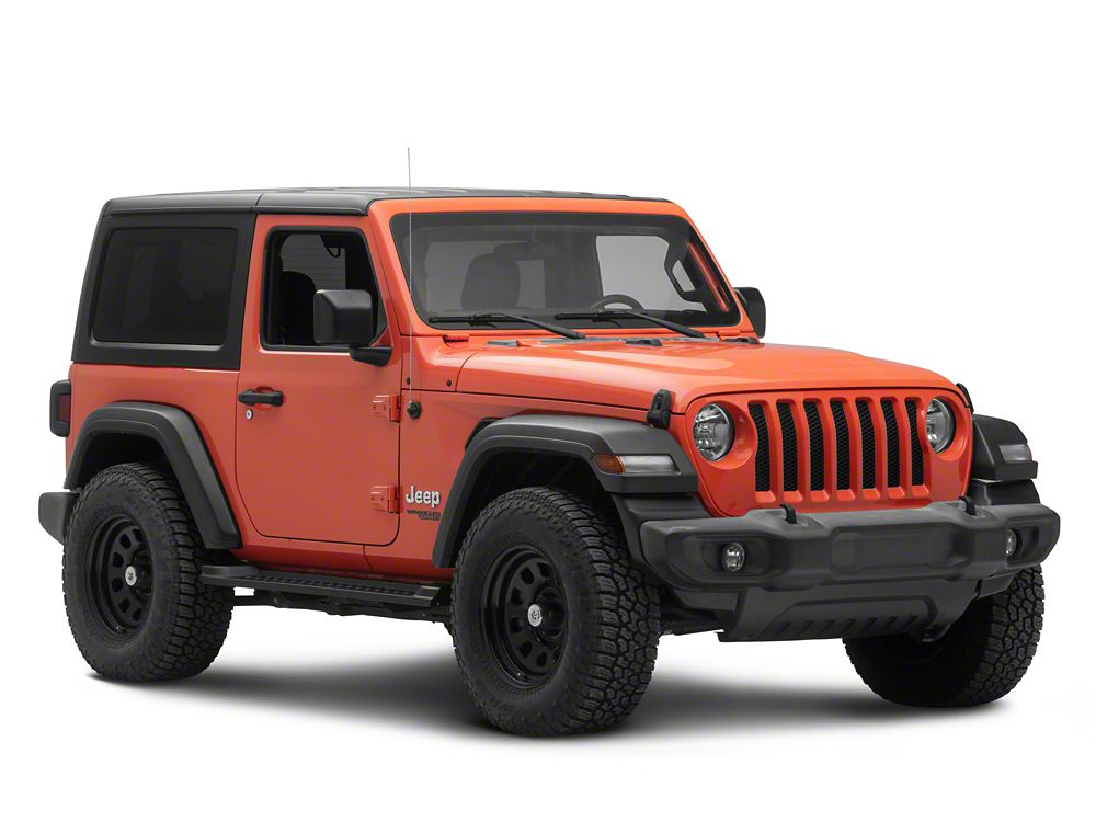 RedRock Heavy Duty Steel OE Style Side Steps (18-25 Jeep Wrangler JL 2-Door)
