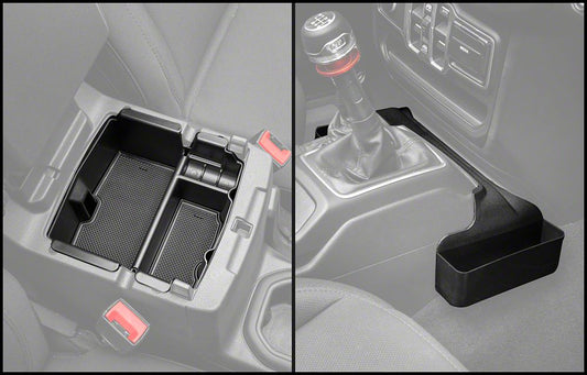 RedRock Alterum Series Center Console Storage Organizer and Tray (18-25 Jeep Wrangler JL)