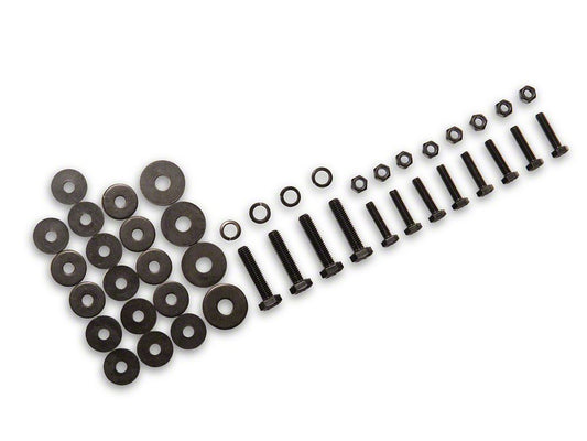 RedRock Replacement Side Armor Hardware Kit for J130269-JL Only (18-25 Jeep Wrangler JL 2-Door)
