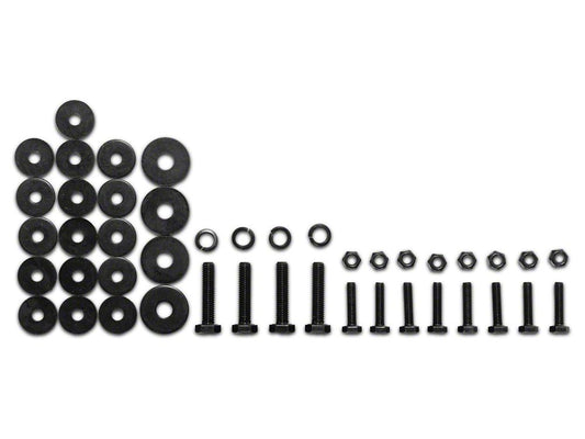 RedRock Replacement Side Armor Hardware Kit for J130269-JL Only (18-25 Jeep Wrangler JL 2-Door)