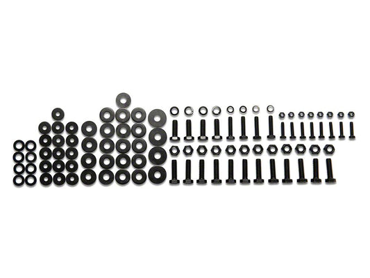 RedRock Replacement Side Step Bar Hardware Kit for J119950 Only (07-18 Jeep Wrangler JK 2-Door)