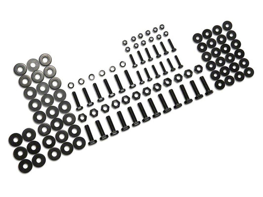 RedRock Replacement Side Step Bar Hardware Kit for J122643-JL Only (18-25 Jeep Wrangler JL 4-Door)