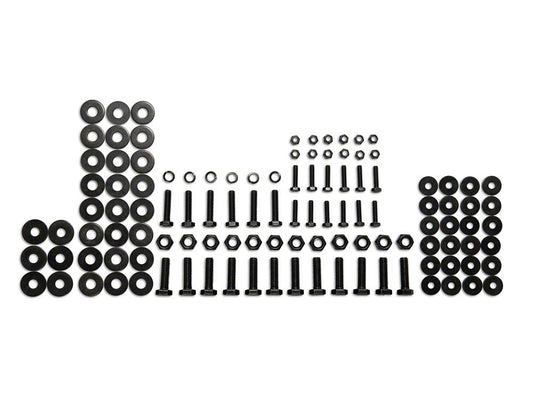 RedRock Replacement Side Step Bar Hardware Kit for J122643-JL Only (18-25 Jeep Wrangler JL 4-Door)