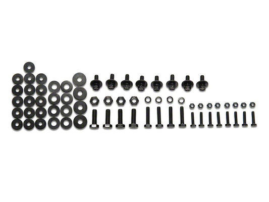 RedRock Replacement Side Step Bar Hardware Kit for J127013-JL Only (18-25 Jeep Wrangler JL 2-Door)