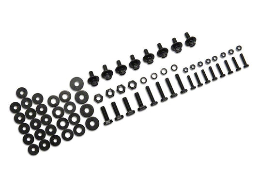RedRock Replacement Side Step Bar Hardware Kit for J127015-JL Only (18-25 Jeep Wrangler JL 2-Door)
