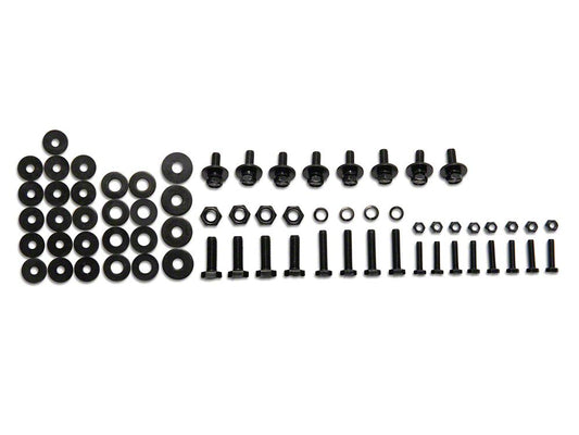 RedRock Replacement Side Step Bar Hardware Kit for J127015-JL Only (18-25 Jeep Wrangler JL 2-Door)