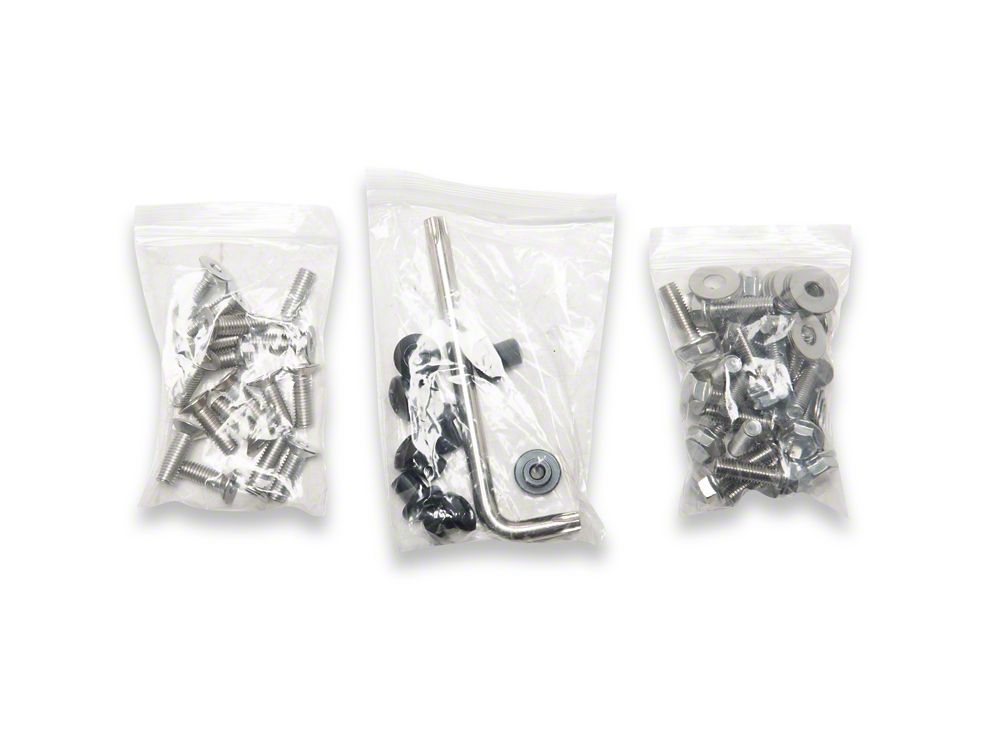 RedRock Door Hinge Set; Textured Black (07-18 Jeep Wrangler JK 4-Door)