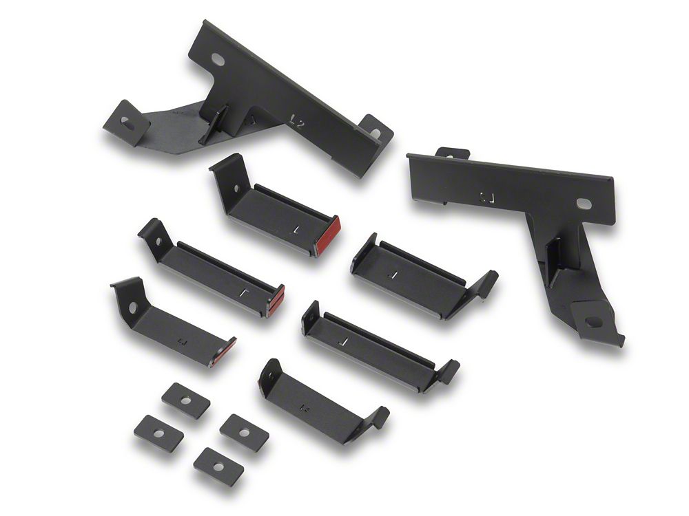 RedRock Flat Style Fender Flares with LED DRL and Turn Signals (18-25 Jeep Wrangler JL)