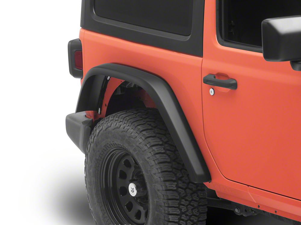 RedRock Flat Style Fender Flares with LED DRL and Turn Signals (18-25 Jeep Wrangler JL)