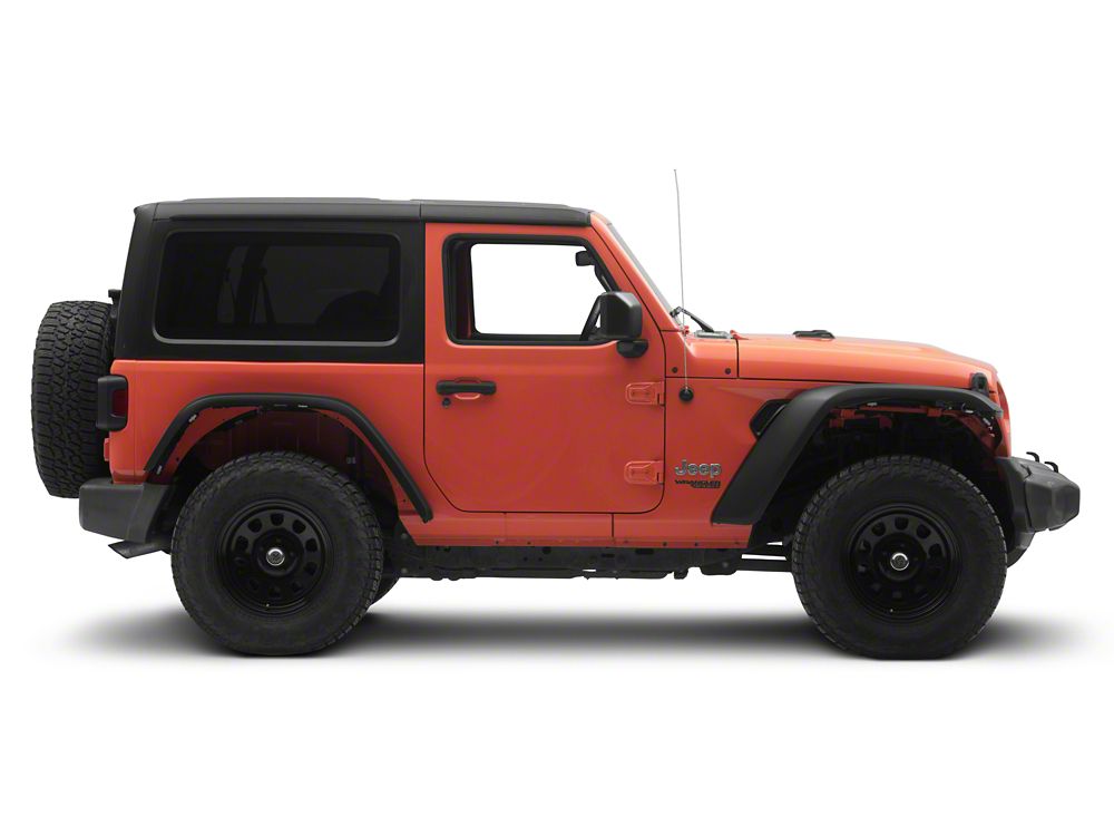 RedRock Flat Style Fender Flares with LED DRL and Turn Signals (18-25 Jeep Wrangler JL)