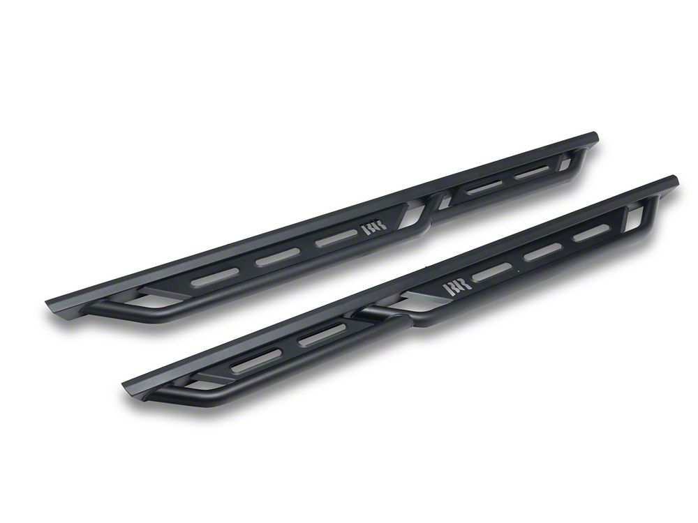 RedRock TC3 HD Rocker Steps; Textured Black (07-18 Jeep Wrangler JK 4-Door)