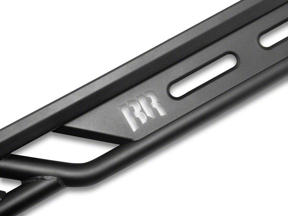 RedRock TC3 HD Rocker Steps; Textured Black (07-18 Jeep Wrangler JK 4-Door)