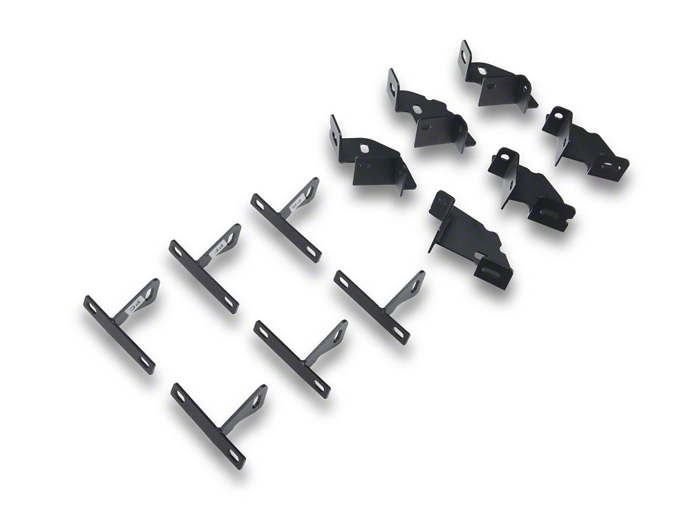 RedRock TC3 HD Rocker Steps; Textured Black (07-18 Jeep Wrangler JK 4-Door)