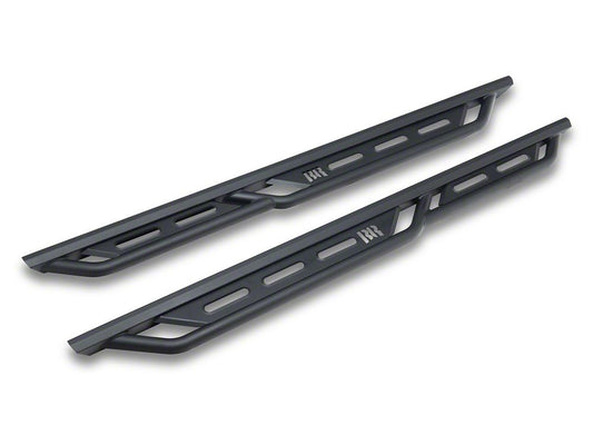 RedRock TC3 HD Rocker Steps; Textured Black (18-25 Jeep Wrangler JL 4-Door)