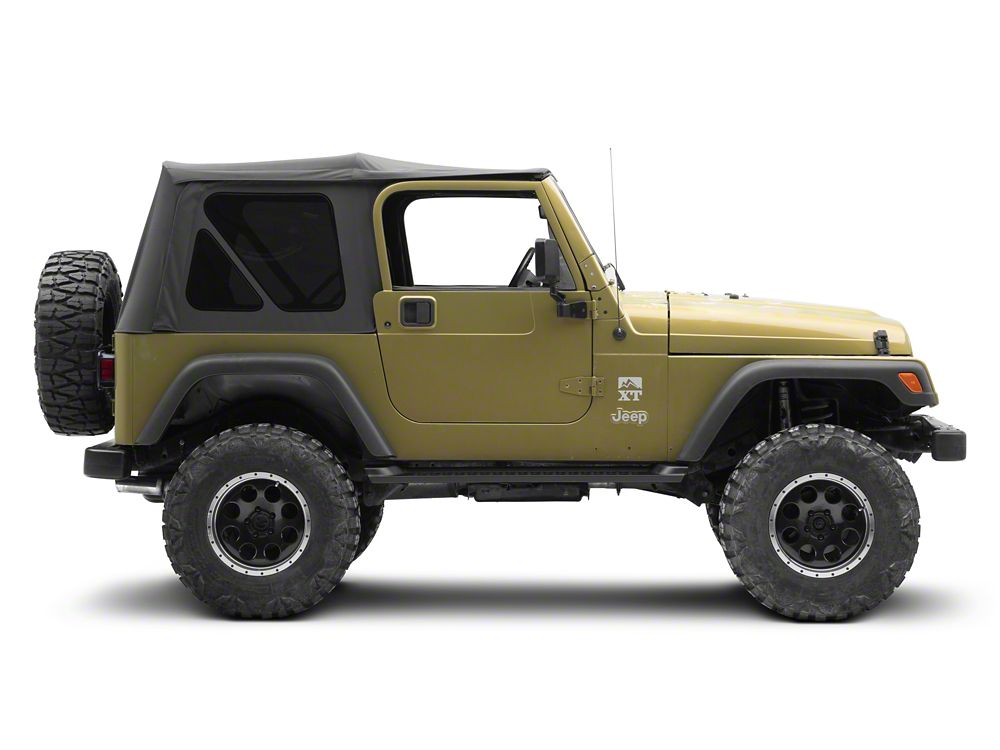 RedRock Heavy Duty Steel OE Style Side Steps (97-06 Jeep Wrangler TJ, Excluding Unlimited)