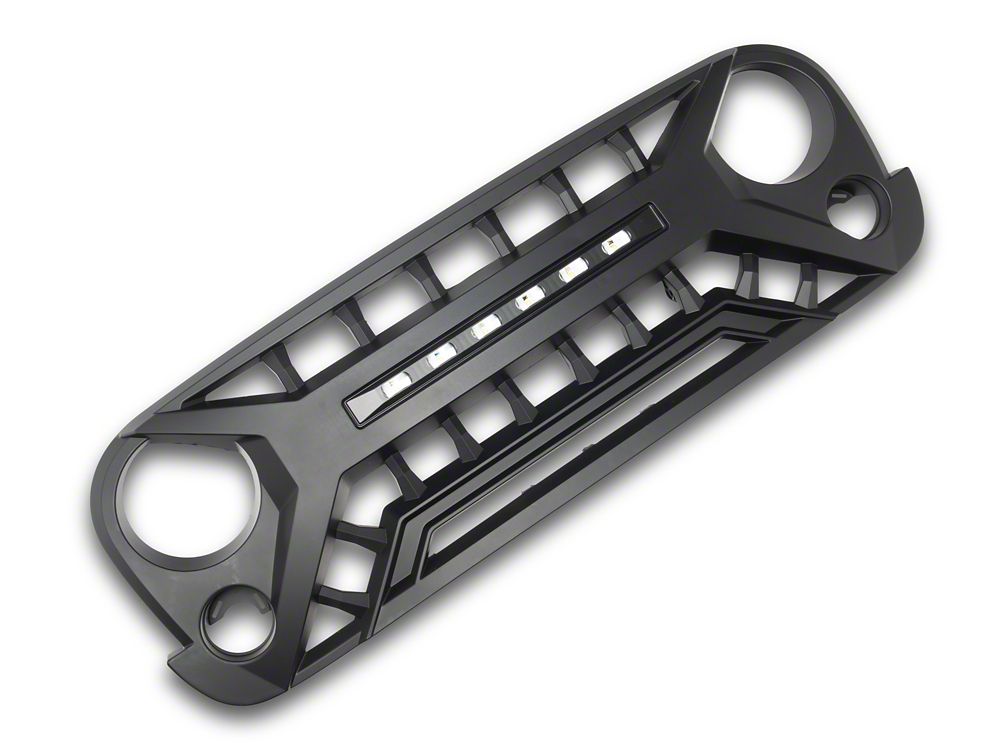RedRock Armor Grille with LED Off-Road Lighting (07-18 Jeep Wrangler JK)