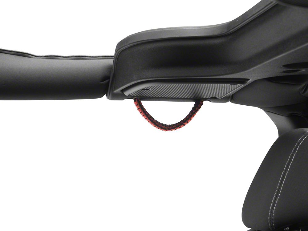 RedRock Paracord 3-in-1 Grab Handles; Red (07-18 Jeep Wrangler JK)