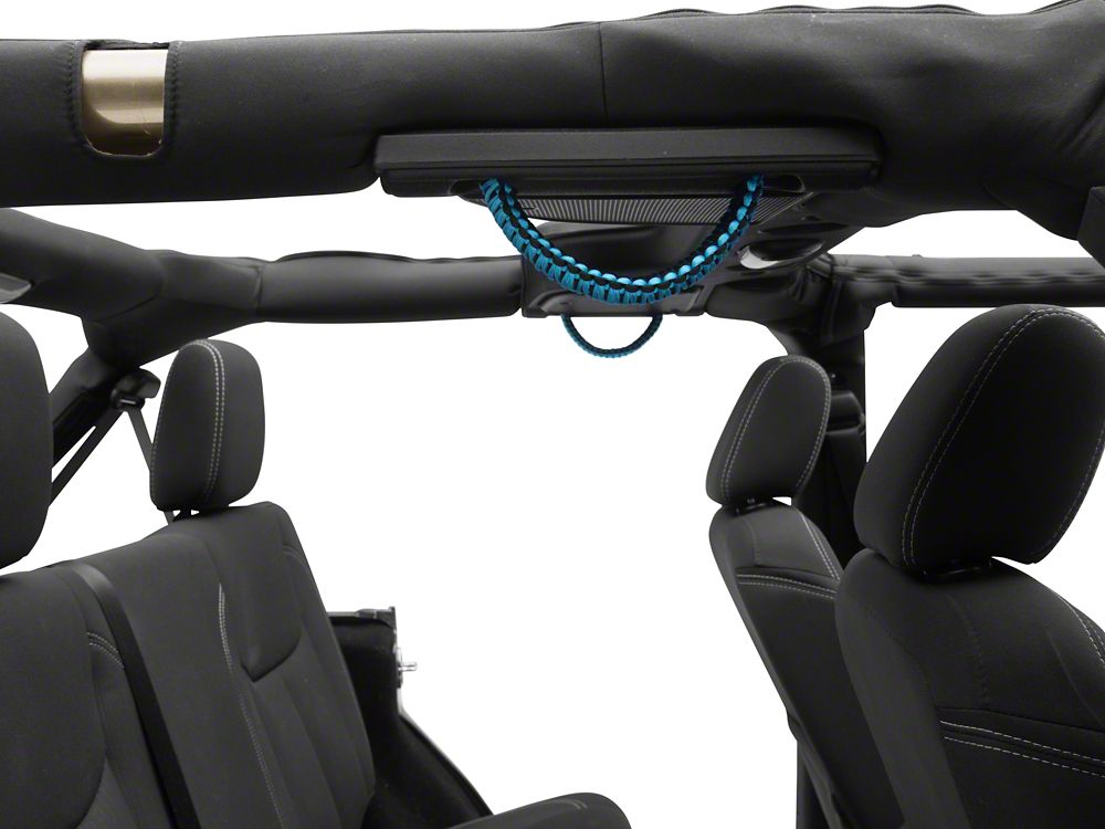 RedRock Paracord 3-in-1 Grab Handles; Blue (07-18 Jeep Wrangler JK)