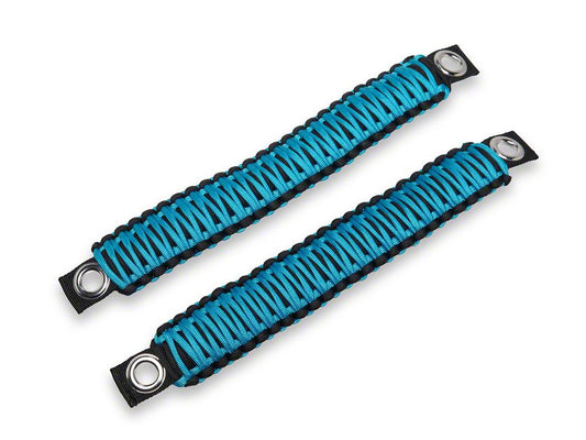 RedRock Paracord 3-in-1 Grab Handles; Blue (07-18 Jeep Wrangler JK)