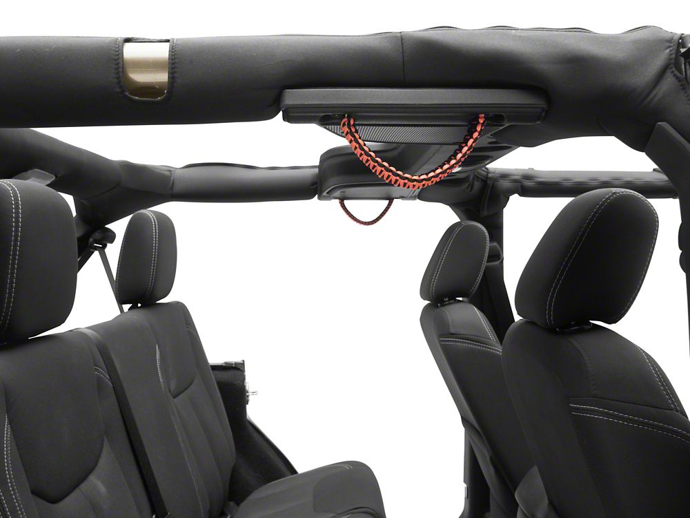 RedRock Paracord 3-in-1 Grab Handles; Orange (07-18 Jeep Wrangler JK)