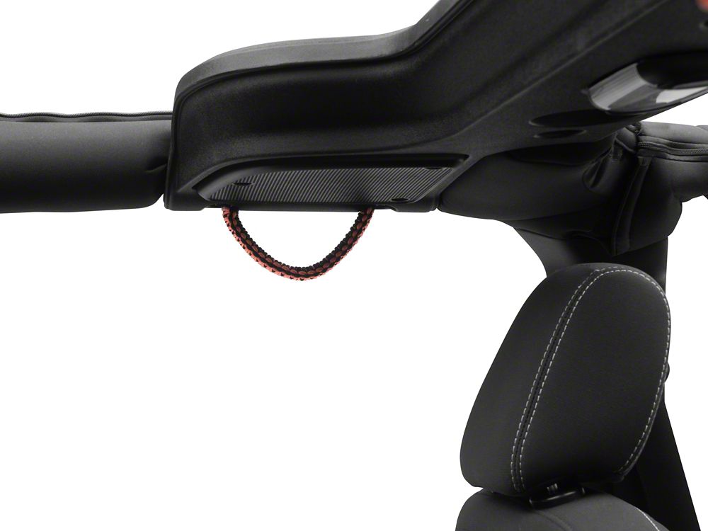 RedRock Paracord 3-in-1 Grab Handles; Orange (07-18 Jeep Wrangler JK)