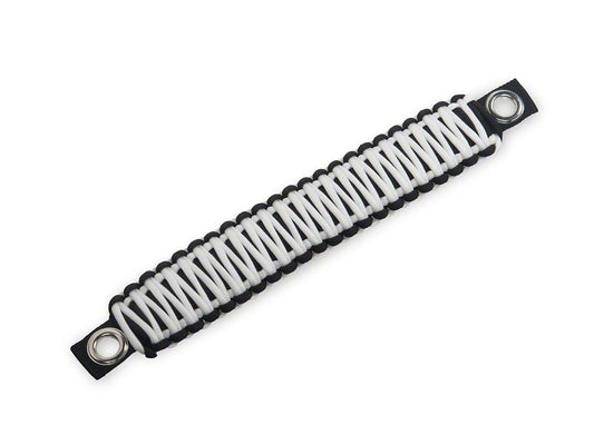 RedRock Paracord 3-in-1 Grab Handles; White (07-18 Jeep Wrangler JK)