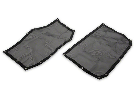 RedRock Mesh Sun Shade; Front and Rear; Black (24-25 Jeep Wrangler JL 4-Door)