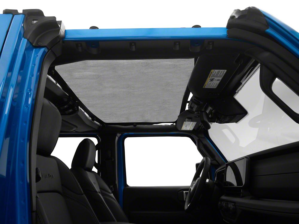 RedRock Mesh Sun Shade; Front and Rear; Black (24-25 Jeep Wrangler JL 4-Door)