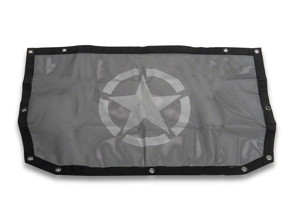 RedRock Mesh Sun Shade; Front and Rear; Star (24-25 Jeep Wrangler JL 4-Door)