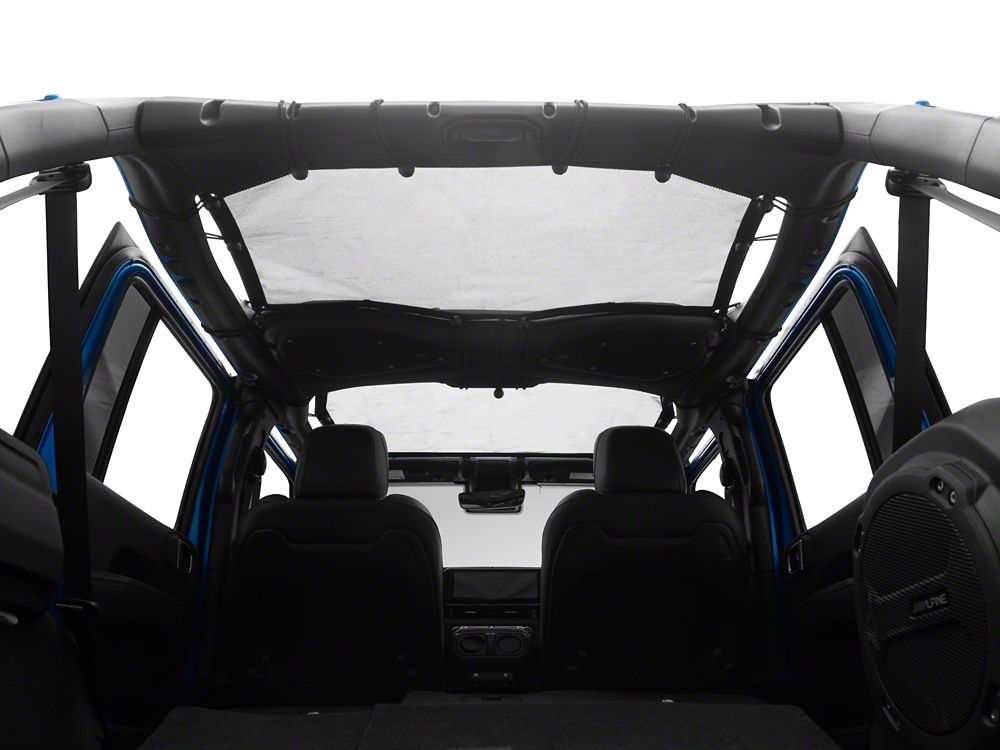 RedRock Mesh Sun Shade; Front and Rear; Star (24-25 Jeep Wrangler JL 4-Door)