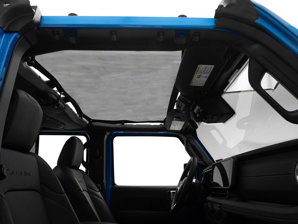 RedRock Mesh Sun Shade; Front and Rear; Star (24-25 Jeep Wrangler JL 4-Door)
