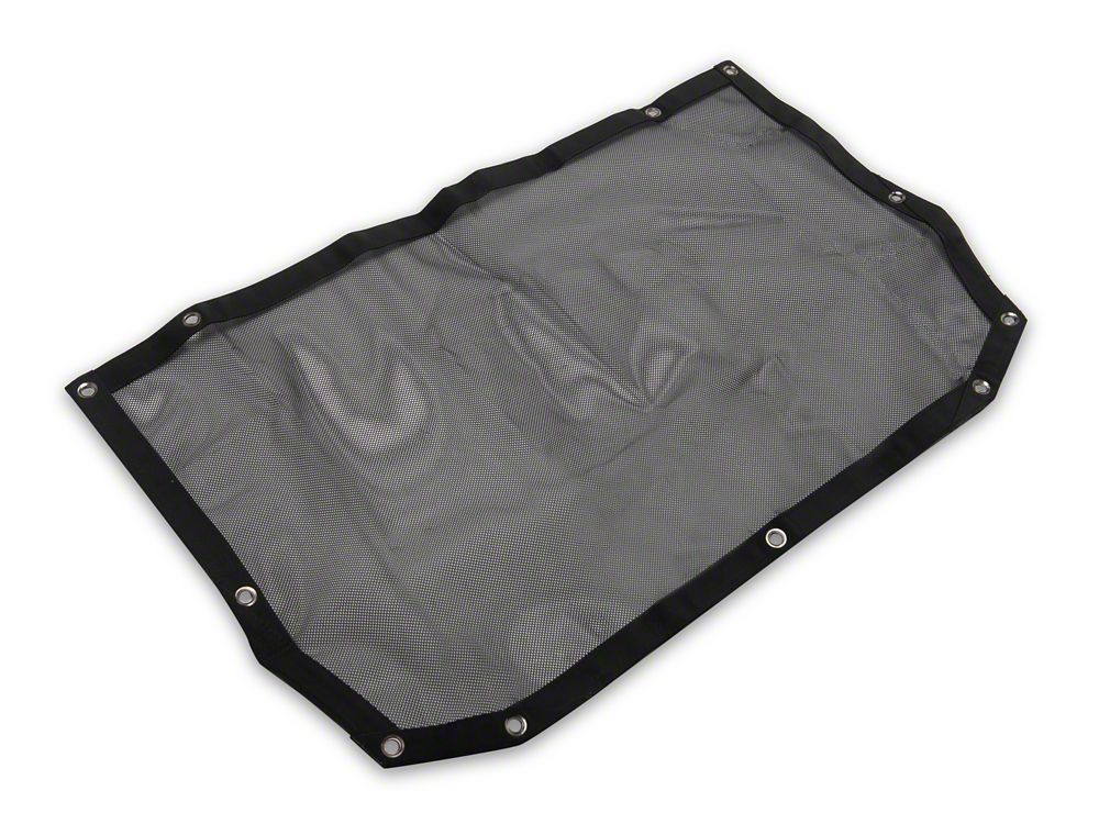 RedRock Mesh Sun Shade; Front; Black (24-25 Jeep Wrangler JL)