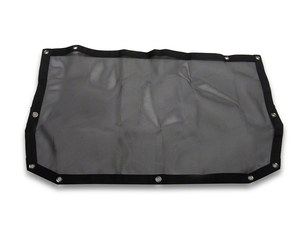 RedRock Mesh Sun Shade; Front; Black (24-25 Jeep Wrangler JL)
