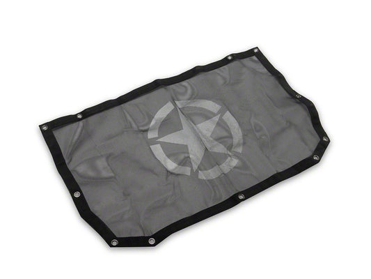 RedRock Mesh Sun Shade; Front; Star (24-25 Jeep Wrangler JL)