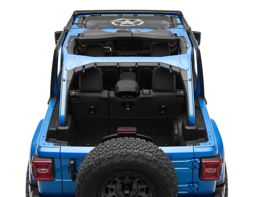 RedRock Mesh Sun Shade; Front; Star (24-25 Jeep Wrangler JL)