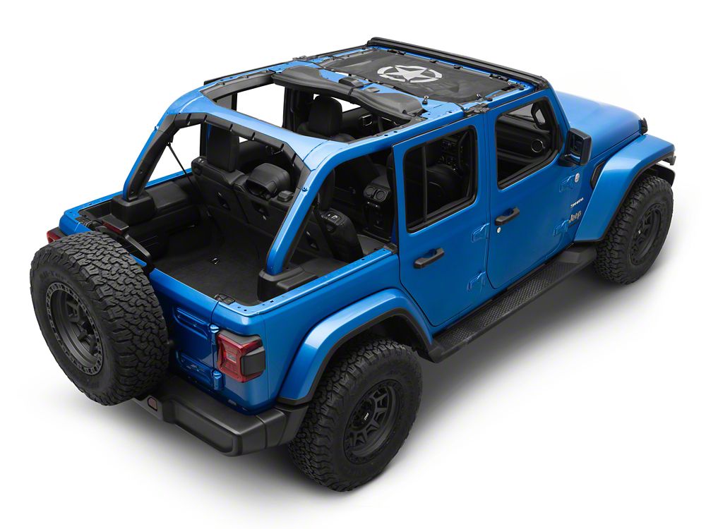 RedRock Mesh Sun Shade; Front; Star (24-25 Jeep Wrangler JL)