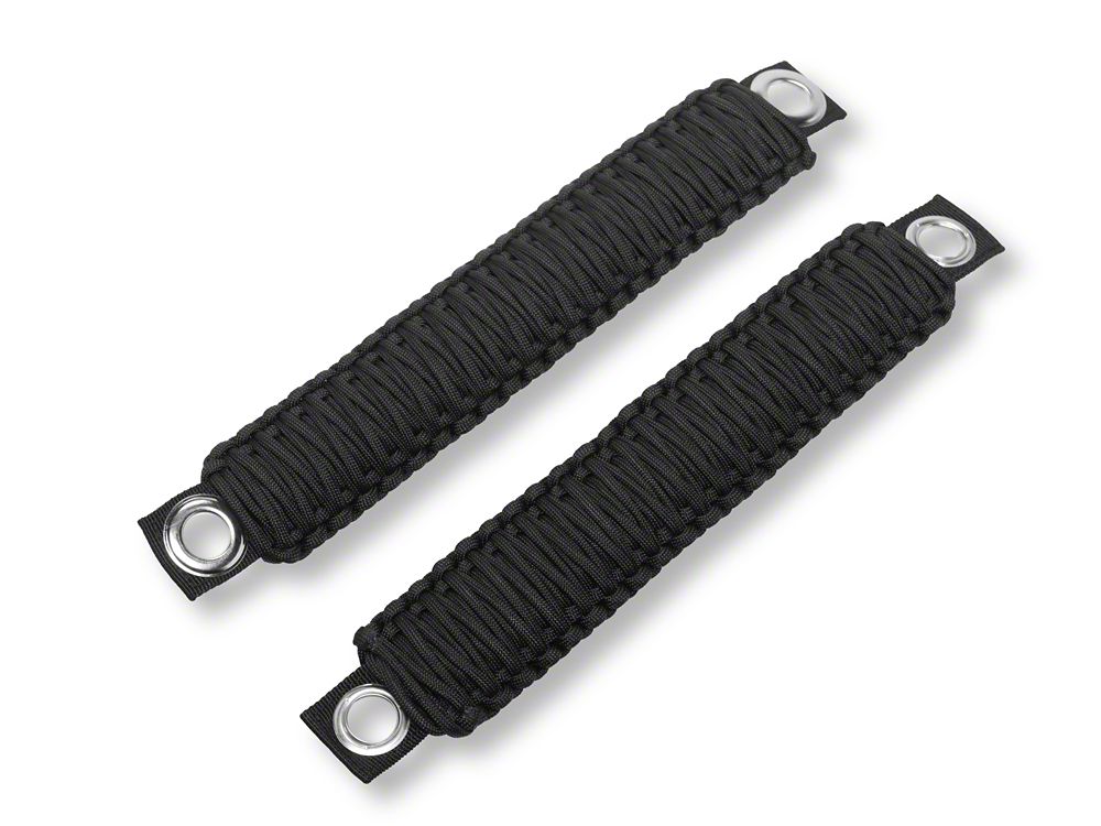 RedRock Headrest Grab Handles; Black (07-25 Jeep Wrangler JK & JL)